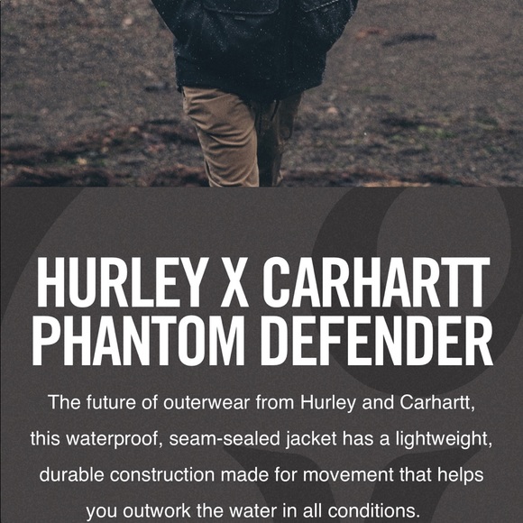 Hurley Carhartt Collab Phantom Defender 